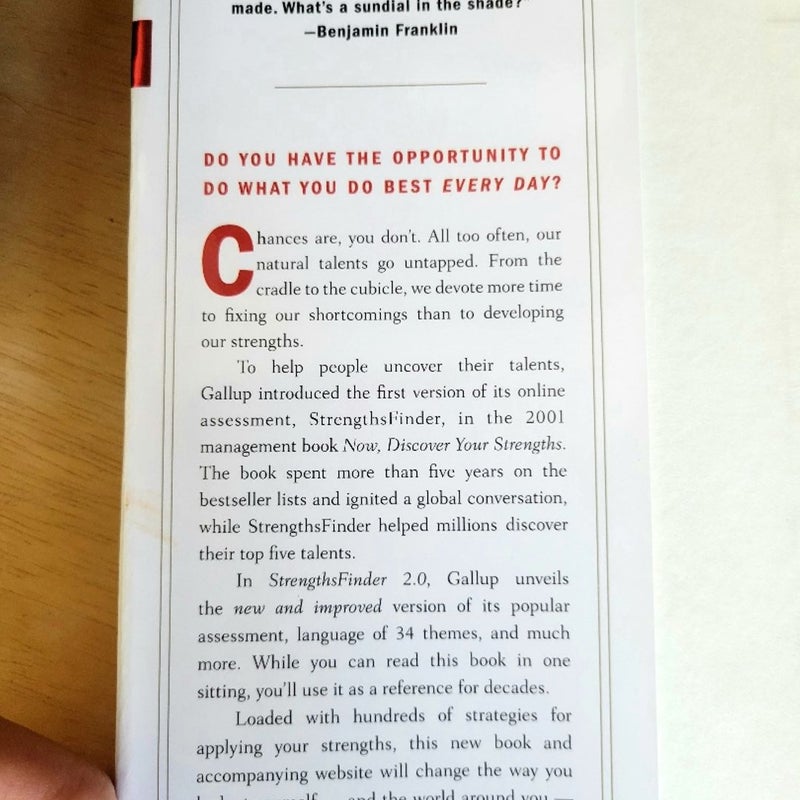 StrengthsFinder 2. 0