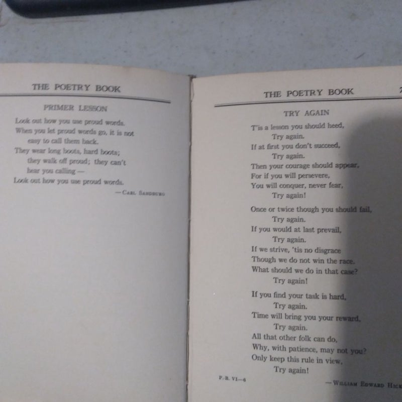 Vintage 1926 The Poetry Book 6