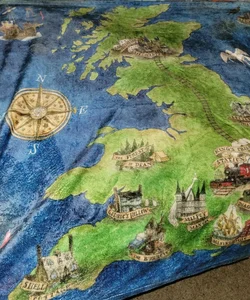 Harry Potter Map Blanket