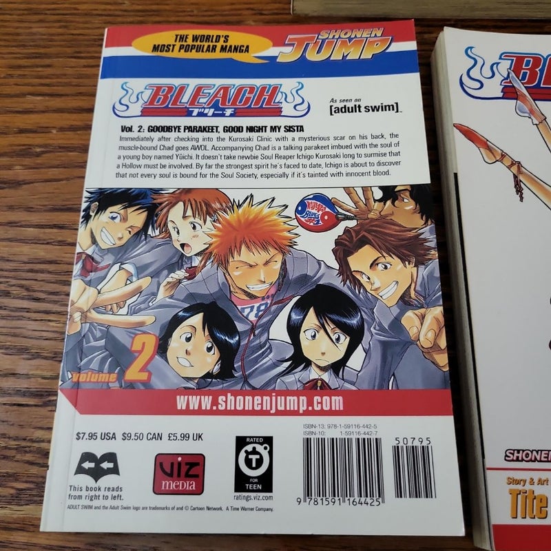 Bleach, Volumes 1, 2 and 3 