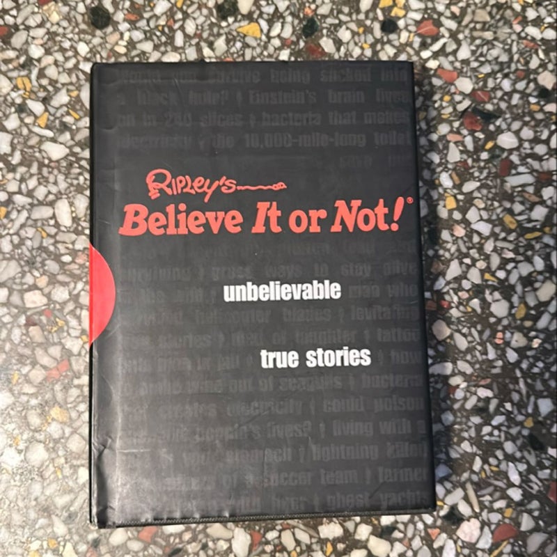 Ripleys Believe It or Not unbelievable true stories