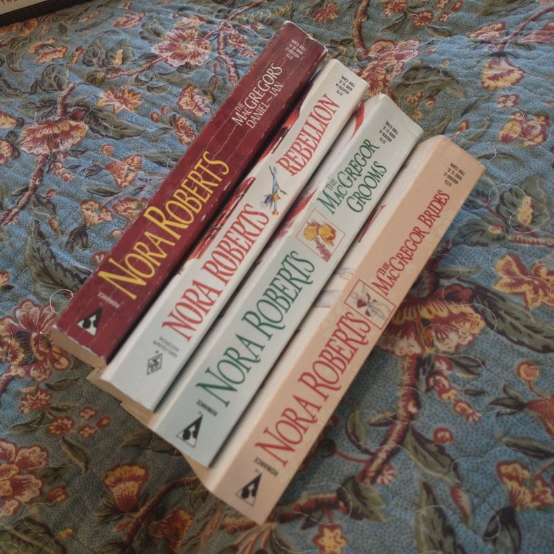 Nora Roberts -- Bundle of 4 MacGregor Books 