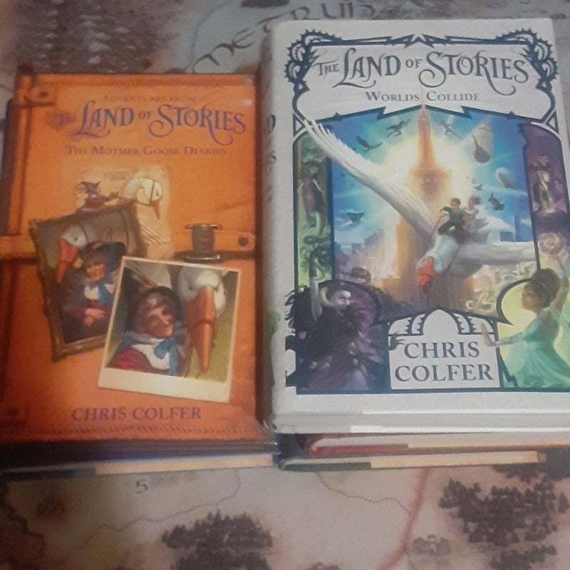 The Land of Stories lot 1,2,3,4,6: Worlds Collide
