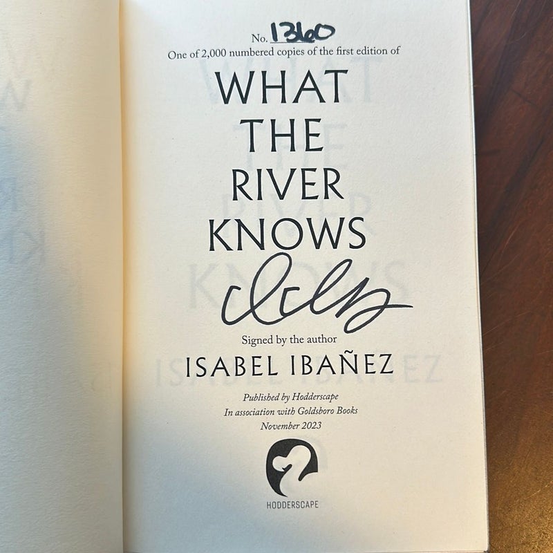 What the River Knows (signed) 