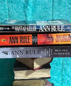 Ann Rule 3 book bundle
