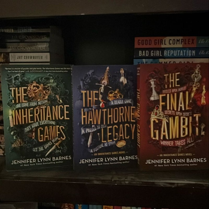 The Inheritance Games, the Hawthorne Legacy, the Final Gambit 