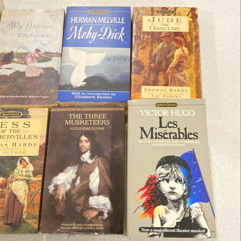 Classics lot of 8 books 