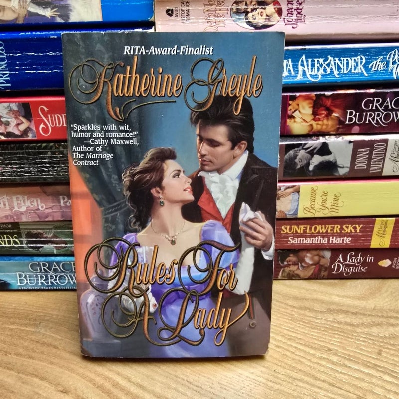 Rules for a Lady - CLINCH COVER - Leisure Historical Romance