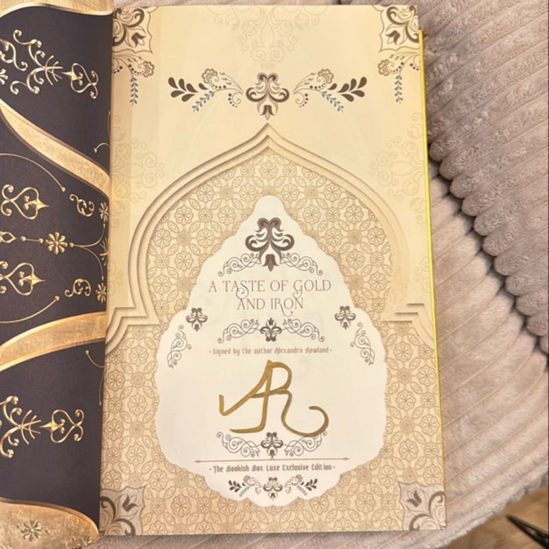 A Taste of Gold and Iron Bookish Box Special Edition
