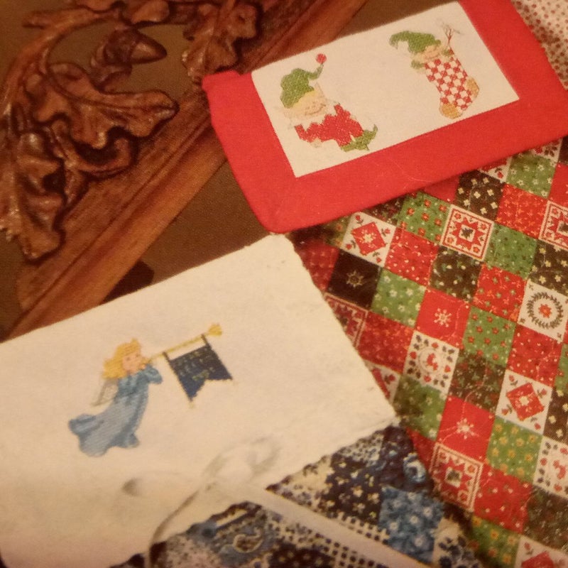 Stockings and Jars Cross Stitch Pattern