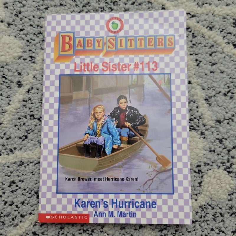 The Baby-Sitters Club Little Sister #113  Karen's Hurricane 