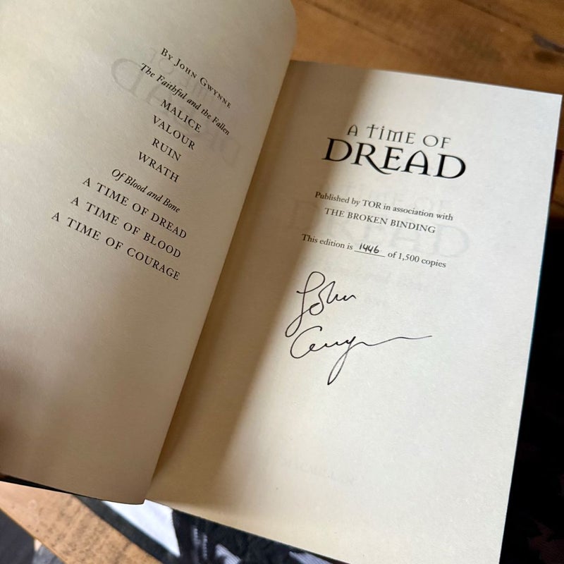 Of Blood And Bone Trilogy TBB Hand Signed