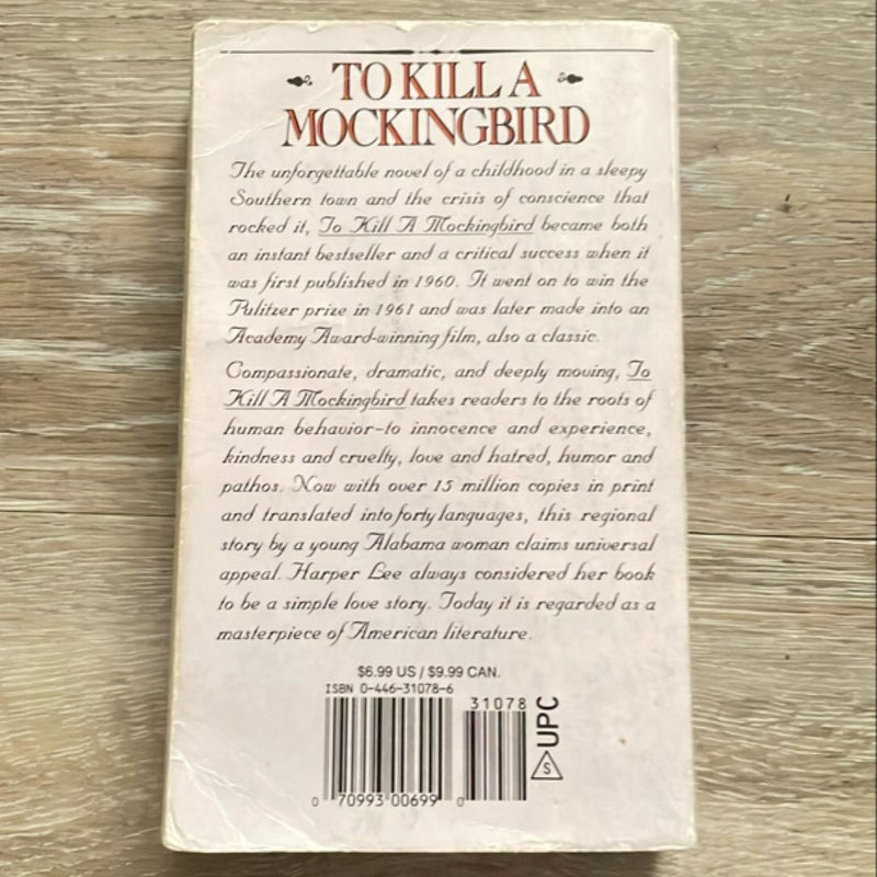 To kill a Mockingbird