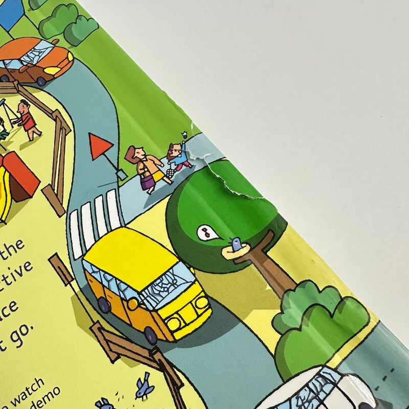 Usborne Pull-Back Busy Car Book-NO CAR