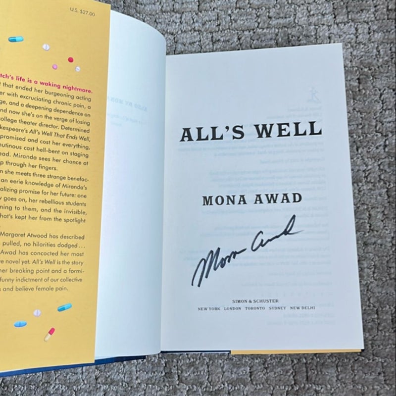 All's Well signed/1st ed