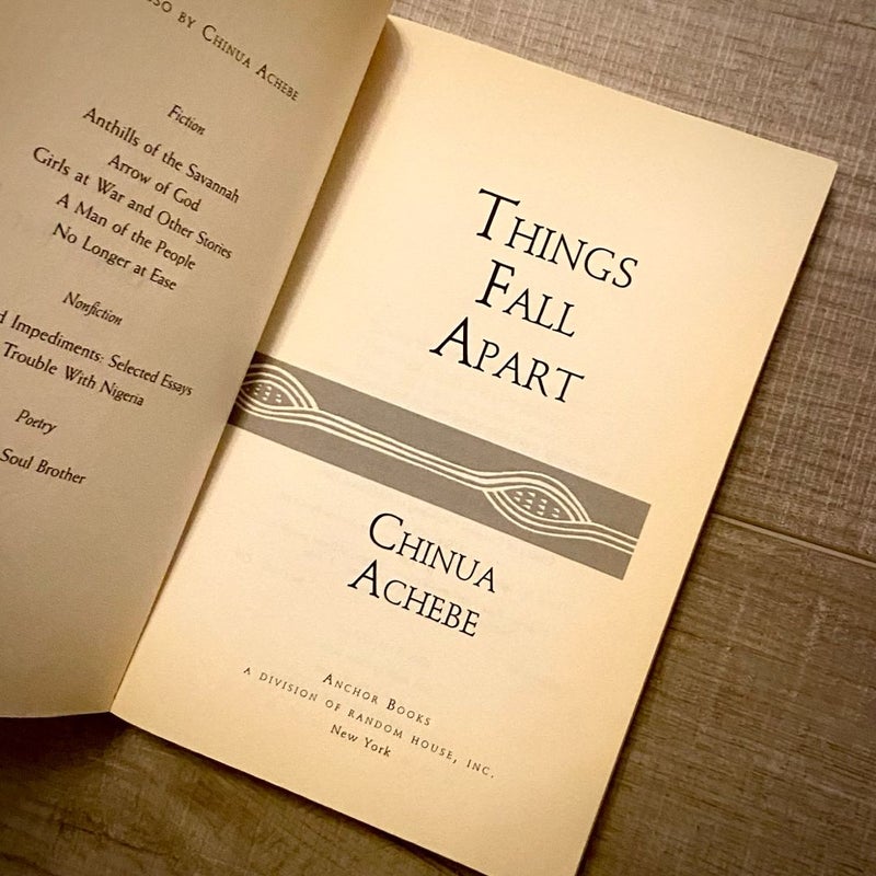 Things Fall Apart