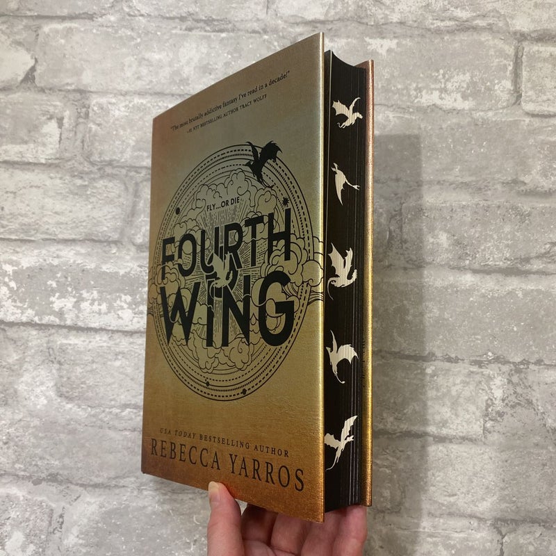 First Edition Fourth Wing sold by Rebecca Yarros