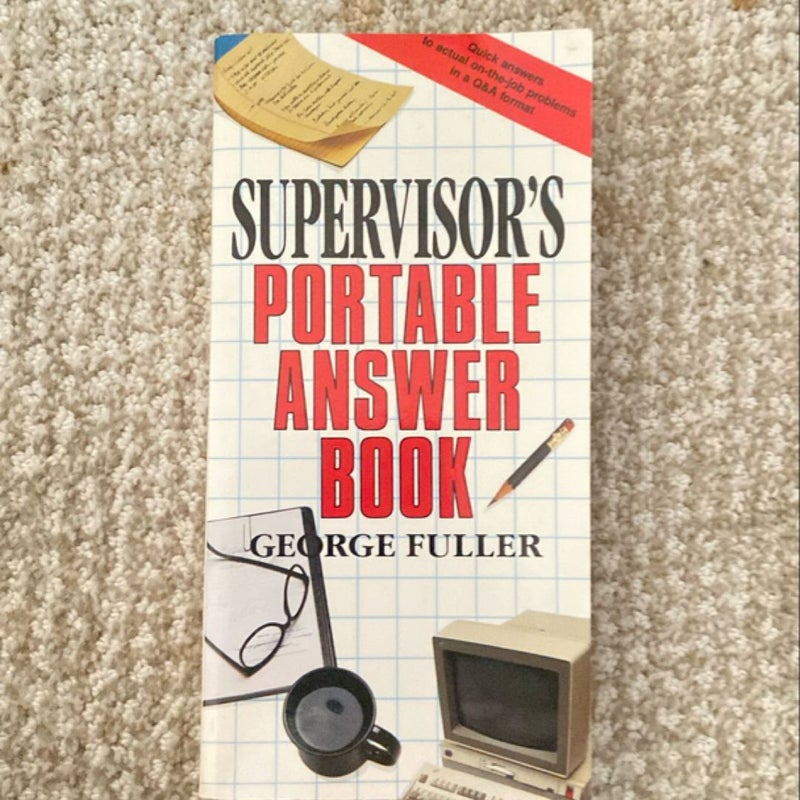 Supervisors Portable Answer Book