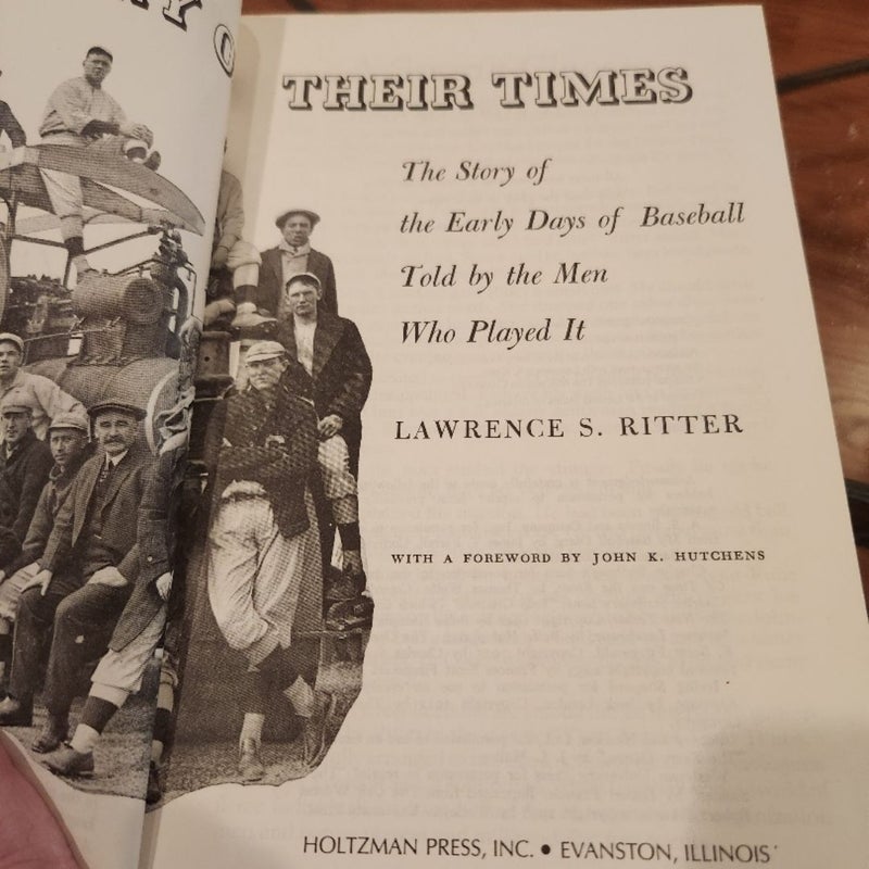 The Glory of Their Times By Lawrence Ritter Signed