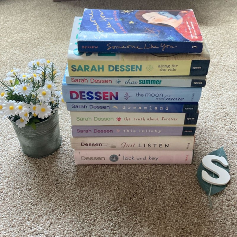 Sarah Dessen Assorted Bundle of 9 Books