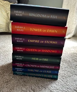 COMPLETE Throne of Glass 2023 Paperback Series