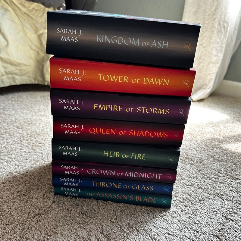 COMPLETE Throne of Glass 2023 Paperback Series