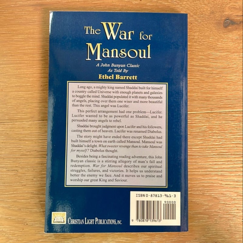 The War for Mansoul