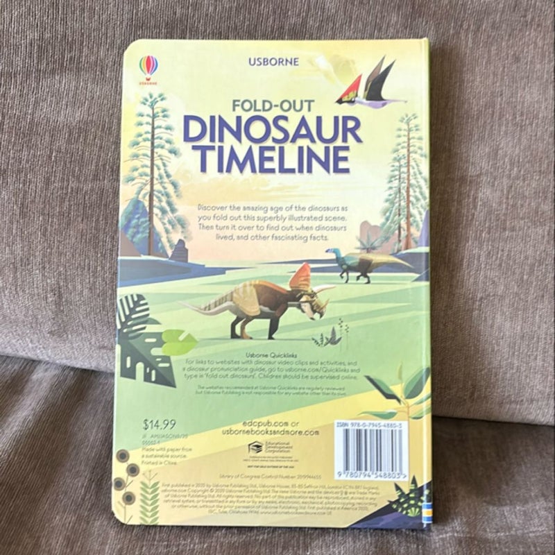 Fold out Dinosaur Timeline