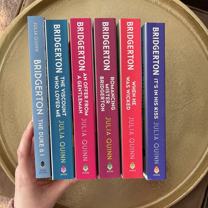 Bridgerton books 1-6