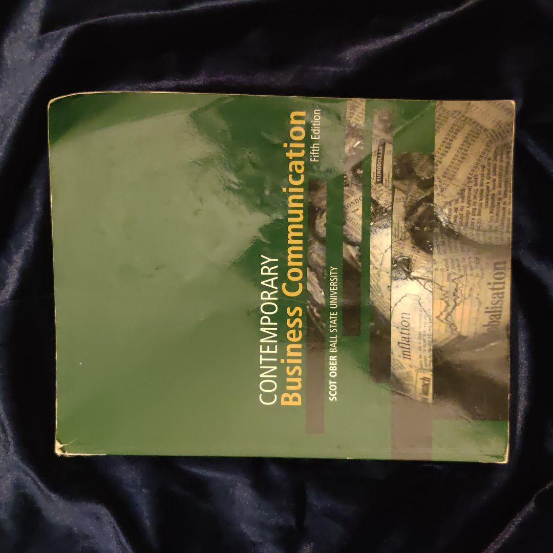 Contemporary Business Communication 