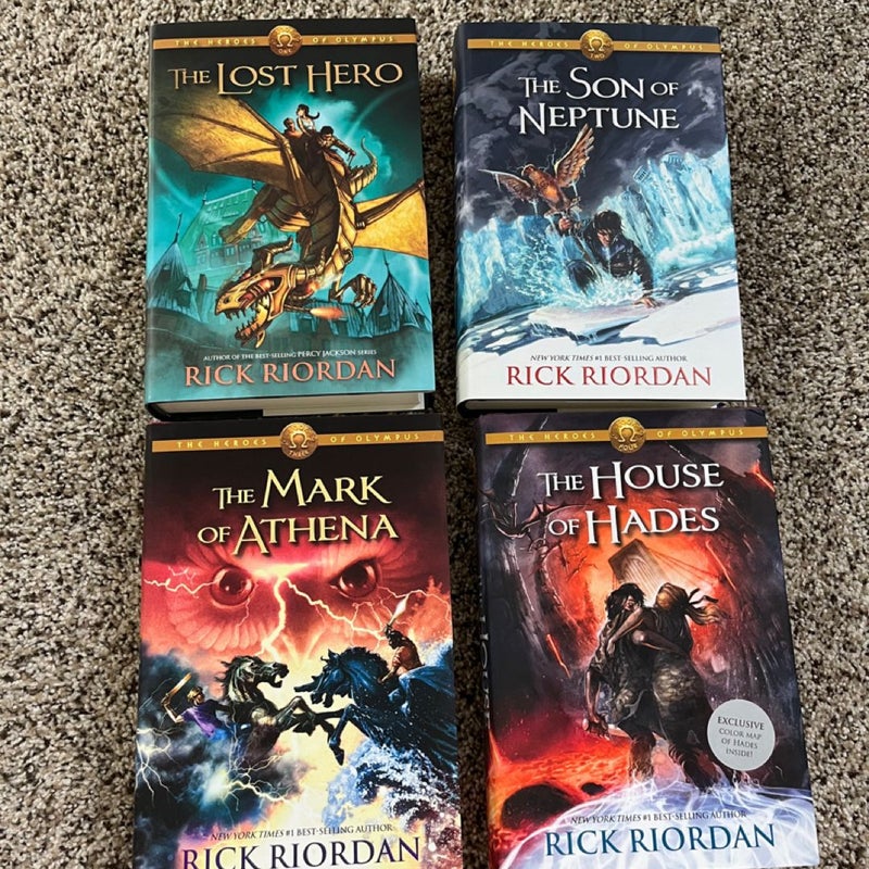 The Heros of Olympus Set of 4 Books