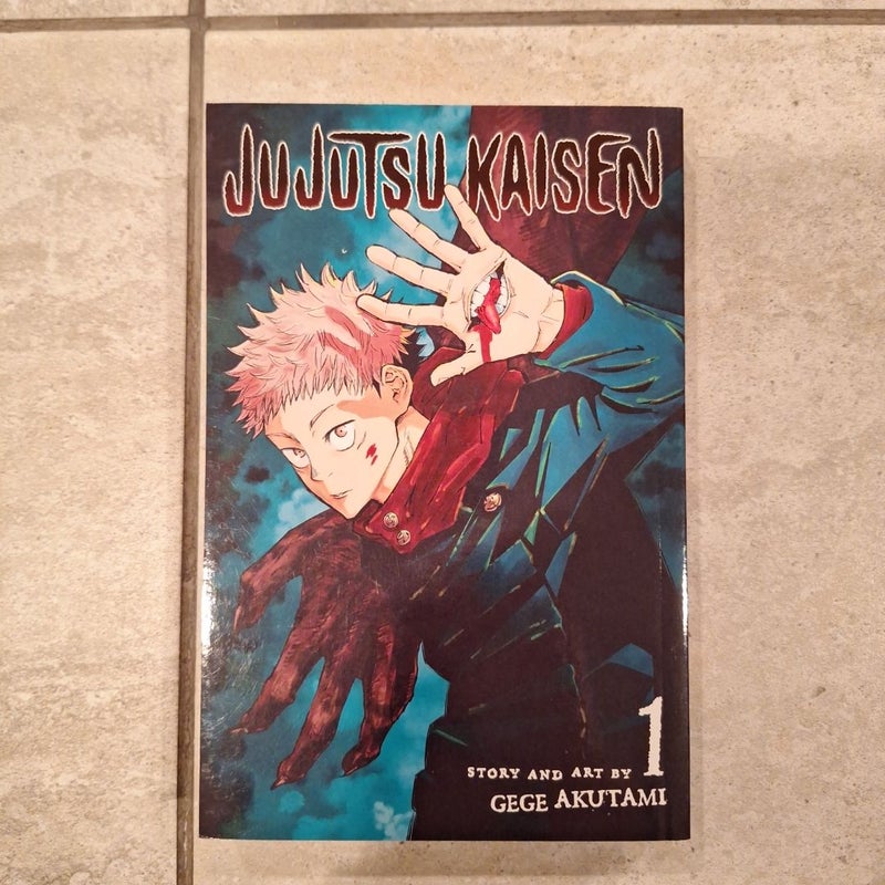 Jujutsu Kaisen, Vol. 1 Vol.2 and Vol. 3. Set of Three JJK books. Lot of three. 