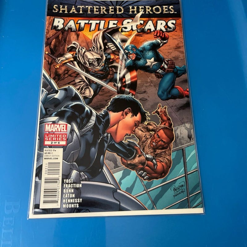 Shattered Heroes Battle Scars #1-6 (2012 Marvel) Limited Series 