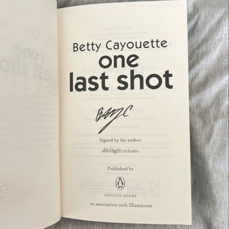 One Last Shot SIGNED Afterlight Book Box