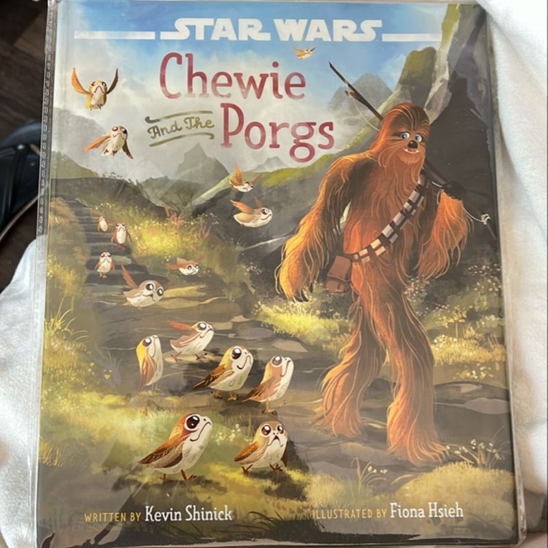 Star Wars: the Last Jedi Chewie and the Porgs