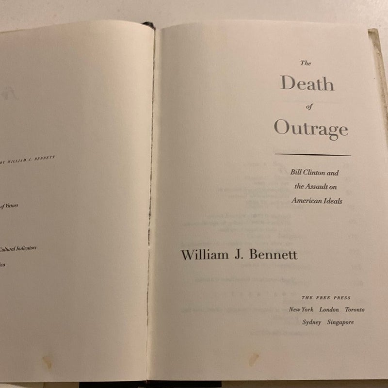 The Death of Outrage