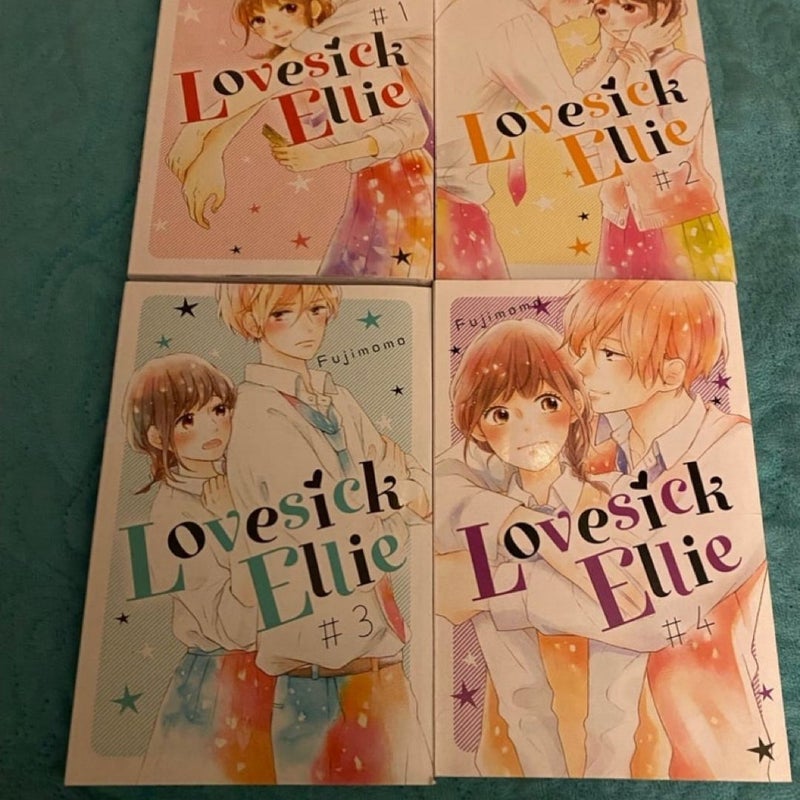 Lovesick Ellie manga bundle volumes 1-4 