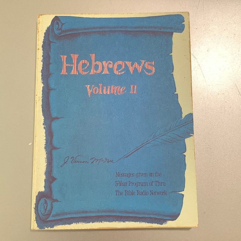 Hebrews Volume 1 and 2