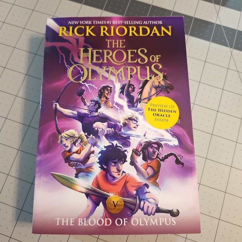 Heroes of Olympus Series ALL 5 BOOKS (New Covers)