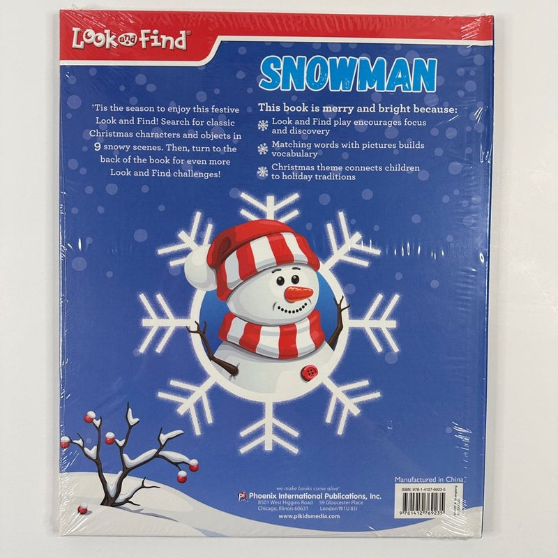 Snowman Look and Find, NEW