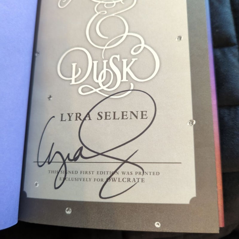 Amber & Dusk Owlcrate Signed