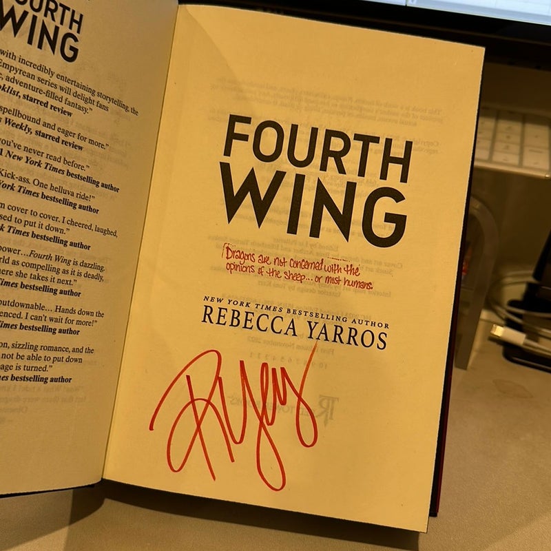 Fourth Wing Holiday Edition *signed*