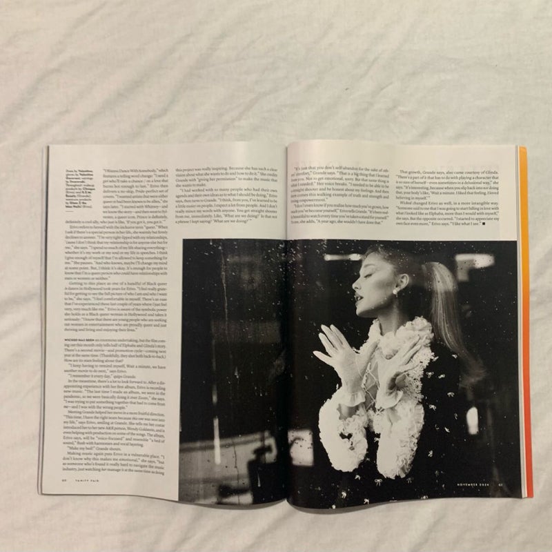 Vanity Fair Cynthia E. & Ariana G. “Bewitched!” Issue November 2024 Magazine