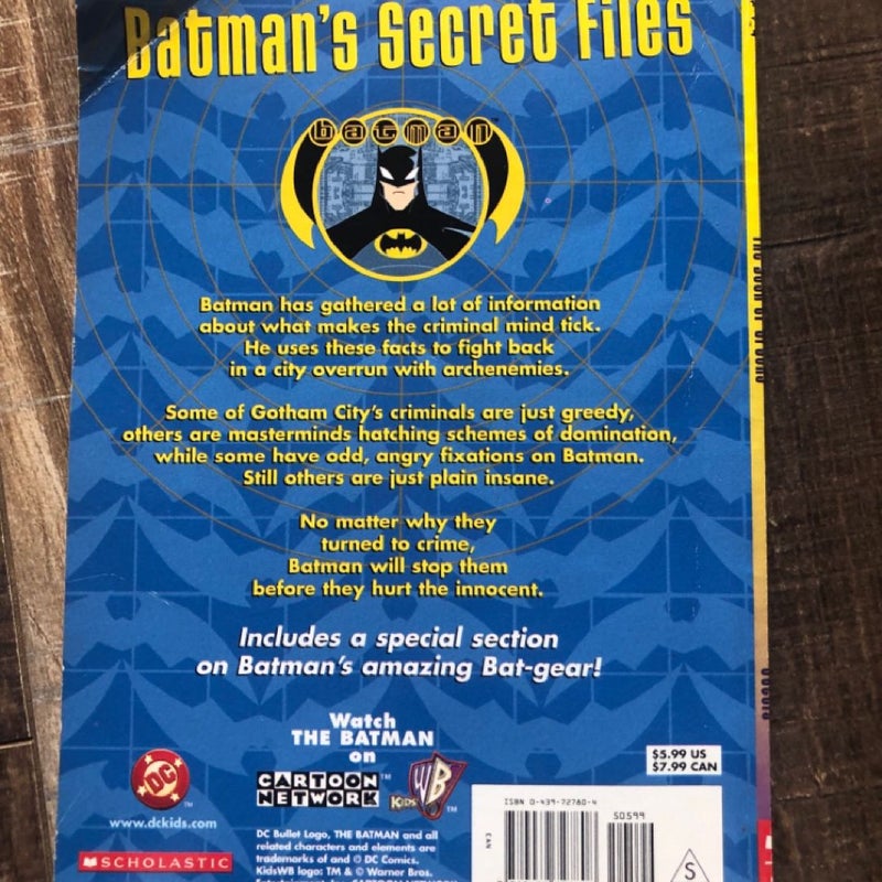 The Batman: The Book of Crooks - Scholastic - Paperback