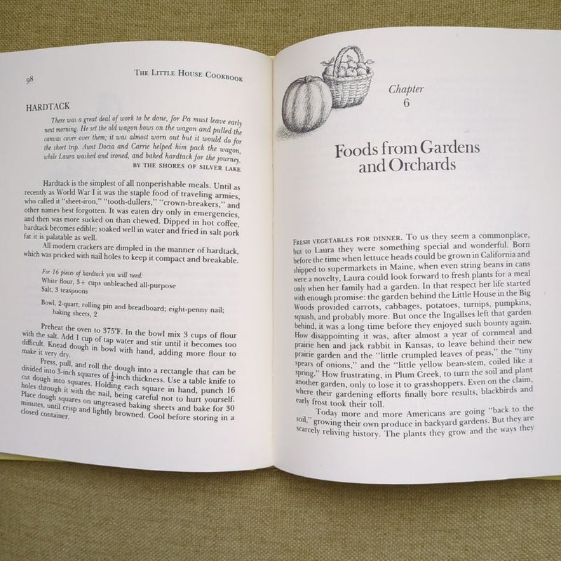 The Little House Cookbook - VINTAGE Hardcover 1979
