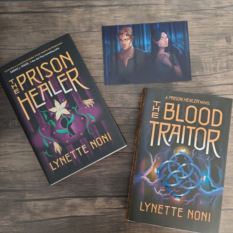 Signed Fairyloot Editions The Prison Healer and The Blood Traitor