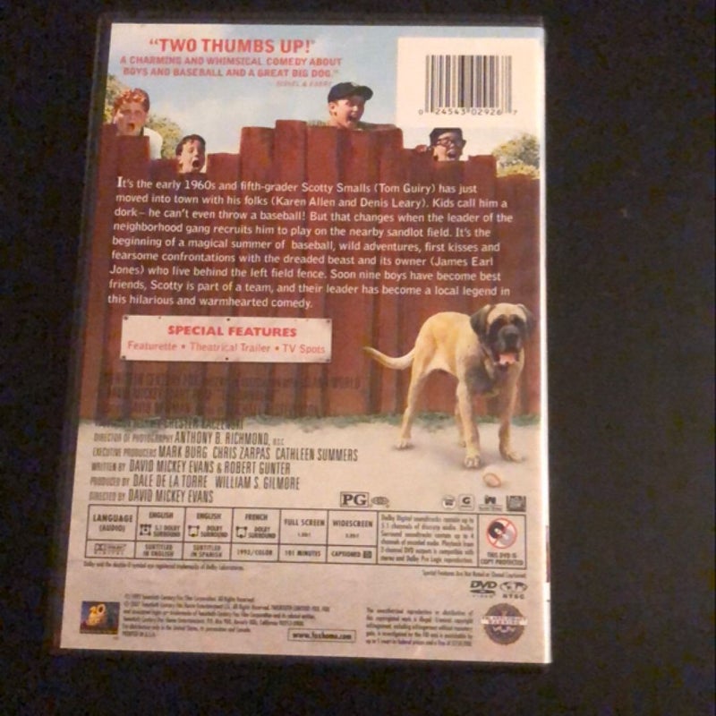 DVD -  The Sandlot  - family feature    DVD