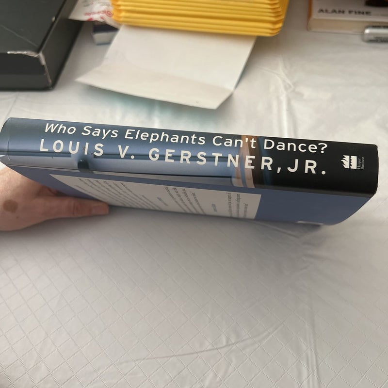 Who Says Elephants Can't Dance?