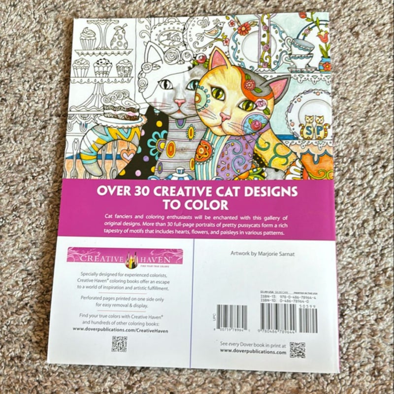 Creative Haven Creative Cats Coloring Book