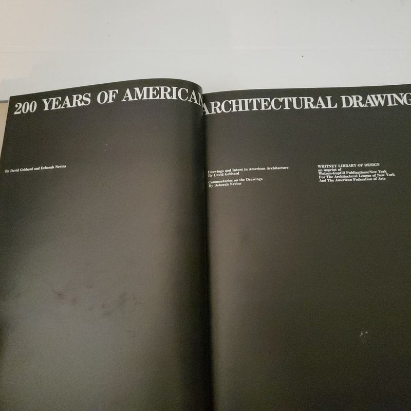 Two Hundred Years of American Architectural Drawing